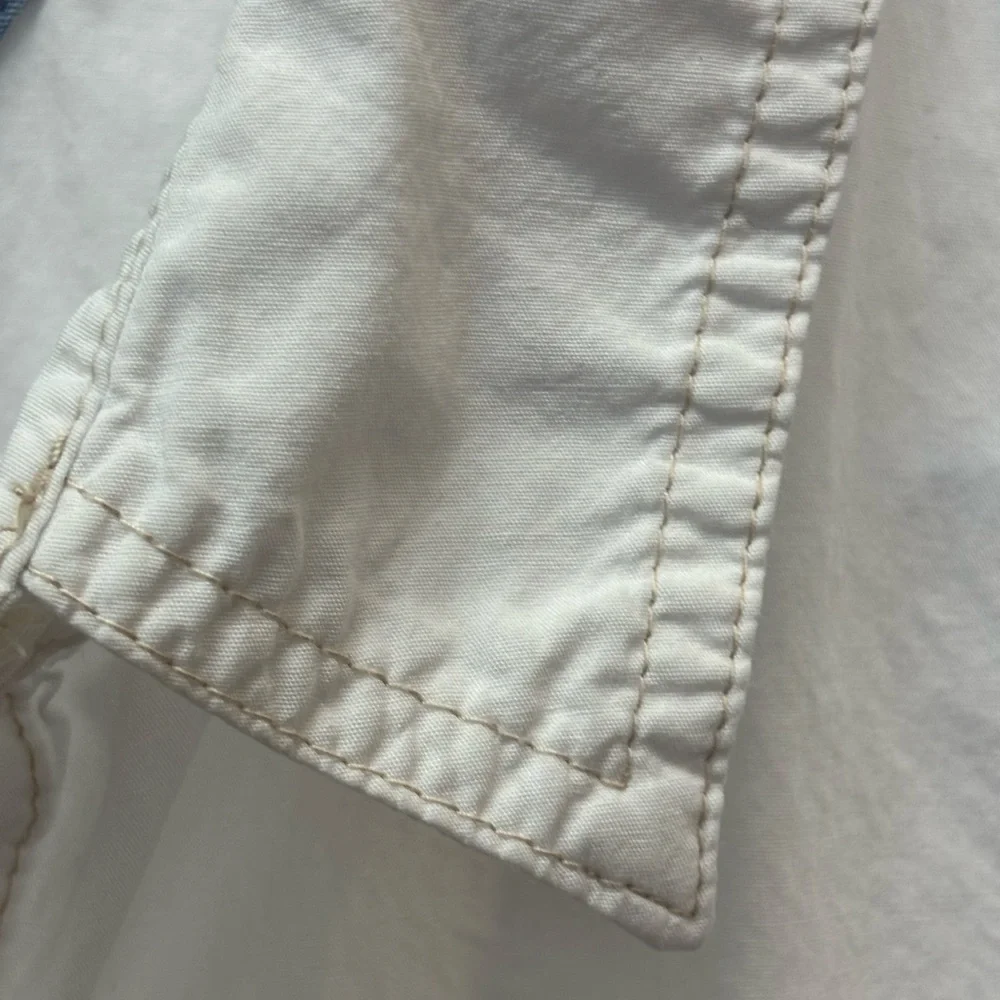 Unisex Tommy Hilfiger White Collared Button-Front Shirt Size XXL - Picture 9 of 11